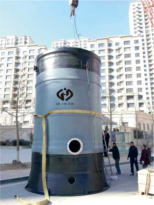 上海巨忠一体化预制泵站 地埋式预制泵站 污水提升预制泵站