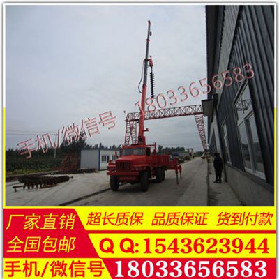 操作视频 电杆 大吨位 霸州 汽车钻孔吊杆一体机