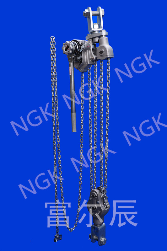 日本NGK铝合金链条紧线器 使用