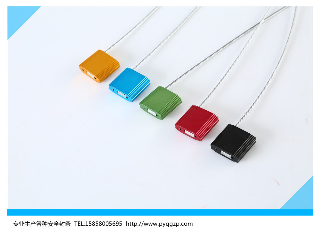 钢丝封海关封条插销式钢丝封条抽紧钢丝封条可以开吗温州朴一轻工供