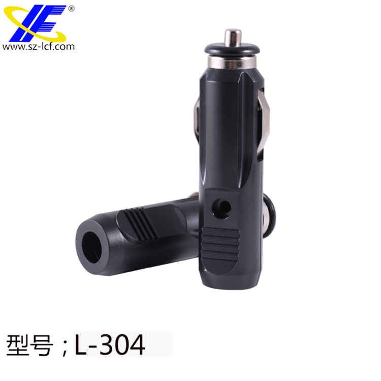 塑胶车充外壳 双USB车载充电器外壳L-304