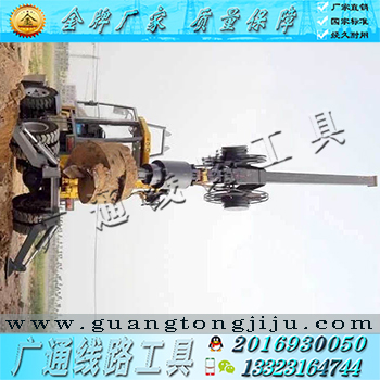 低价出租楼房地基打桩机 轮式打桩机 电力施工