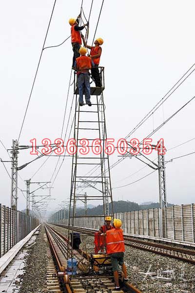 高铁用 铁质梯车 规格参数 工作平台 规格参数