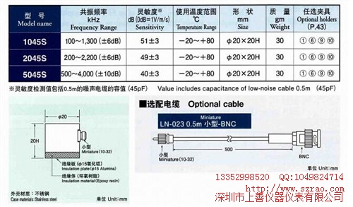 日本富VS75-SI-40压电陶瓷发射传感器原装进口上善供