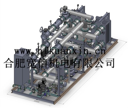 板式生活热水机组 供热用板式热交换机组 制冷用换热机组宽信供