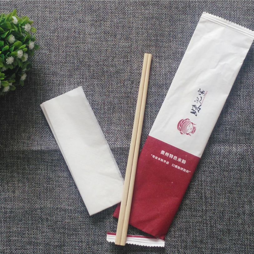 瑞翔塑业二合一一次性餐具包 外卖筷子二件套可定做印刷LOGO