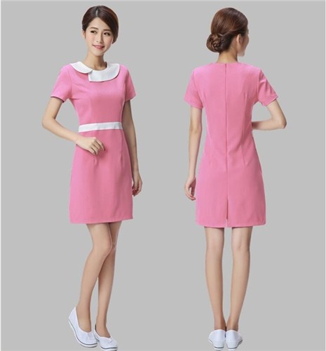 整形美容师工作服定做克丽缇娜美容师工作服韩国美容师工作服森美