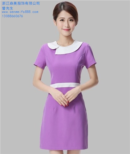 导购服定做玫琳凯服装定做美容师服定做森美供