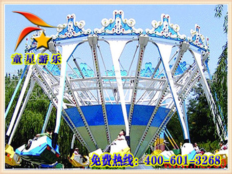 室外小型游乐设备超级秋千游乐设备童星创意十足