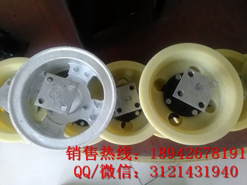 *    厂家直销铝制尼龙轮 铁尼龙轮 绝缘梯车轮厂家