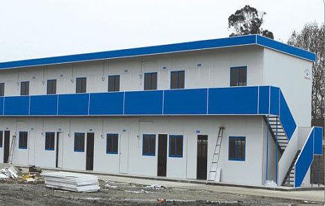 河北雄县低价供应工地岩棉复合板彩钢活动房