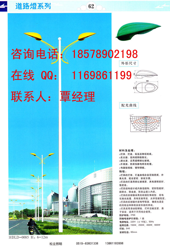 南宁双虹体育道路灯杆好品质好好质量价格非常实惠