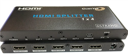 冠艺HDMI2.0高清分配器 一进四出