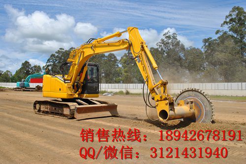 +液压岩石锯 专业改装 300型挖机圆盘锯 7200NM动力15