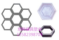 工程聚丙烯六角护坡砖塑料模具生产使用