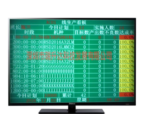 LCD液晶看板定制 安灯电子看板 格 看板哪家好