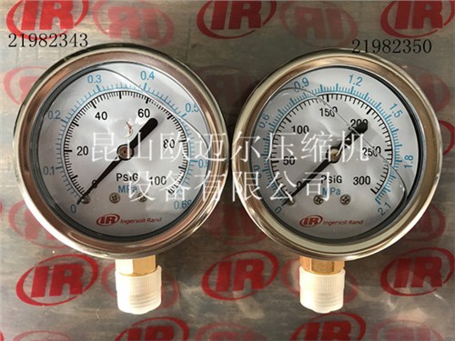 南京英格索兰高压活塞机配件,15T2压力表,欧迈尔供