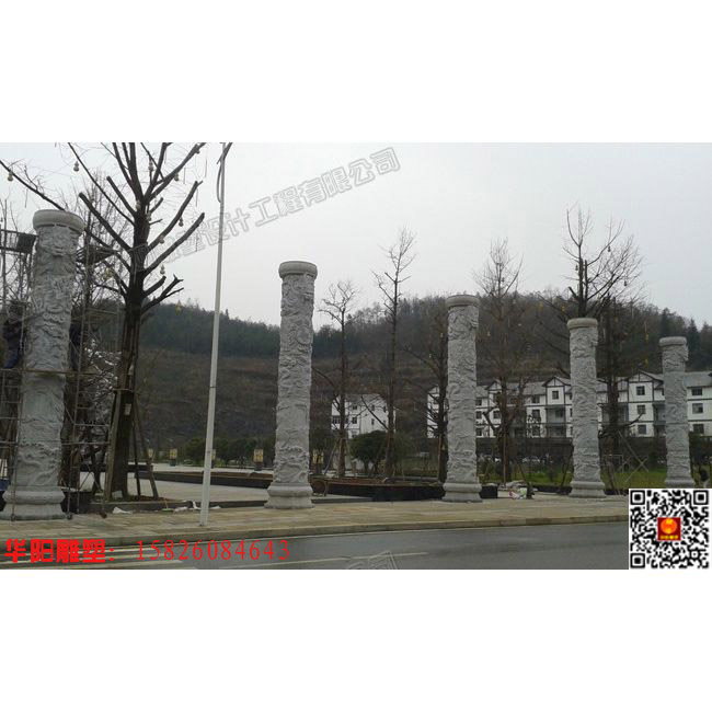 重庆华阳雕雕/校园文化柱雕塑/陕西景区雕塑设计