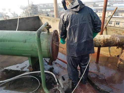 山东寿光化工厂换热器高压水清洗 高压水清洗寿光化工厂换热器