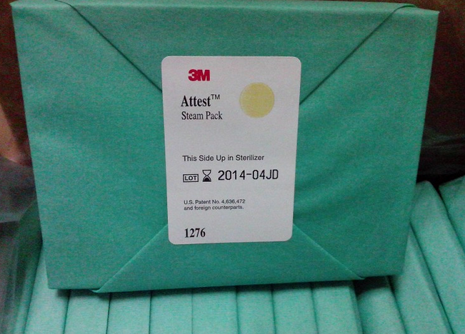 3M 1276 压力蒸汽灭菌标准生物测试包