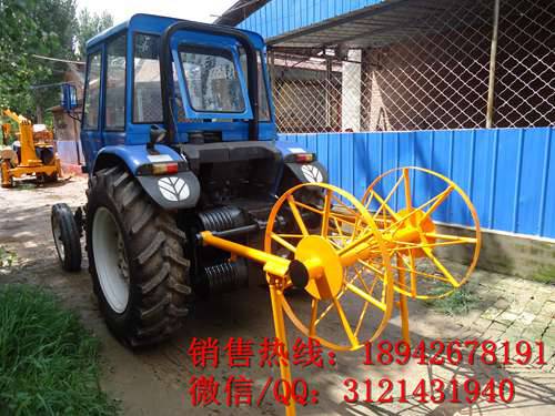 /质保一年四轮绞磨带收线机50马力牵引器
