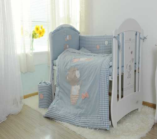 特价婴儿床床品套件哪里有/环保婴儿床床品套件哪里买/月亮船婴儿床床品套件哪里买