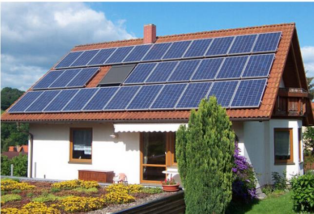 农村家用太阳能发电系统/屋顶家用太阳能发电系统整体解决方案/小型家用太阳能发电系统价格