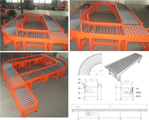 动力式滚筒输送机,单链滚筒输送机,有动力滚筒输送机,贝巴供