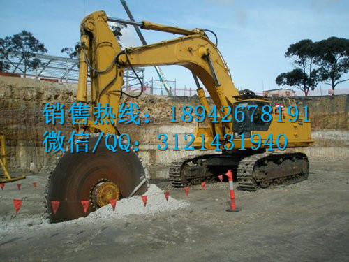 .液压岩石锯 专业改装 300型挖机圆盘锯 7200NM动力