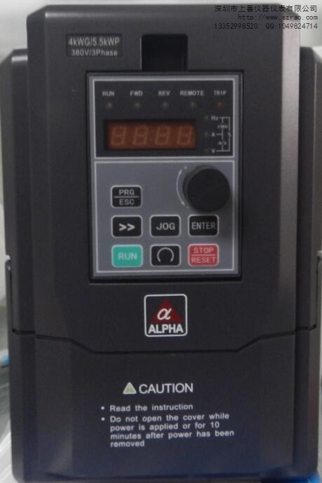 阿尔法变频器ALPHA6000E-3R75GB深圳上善供