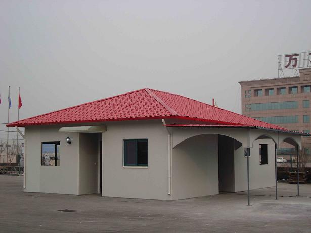 天津宝坻 焊接式防风活动房出口工地用可反复拆装活动房