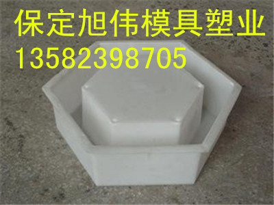 聚丙烯pp六棱块护坡模具用于土地整改公路建设等