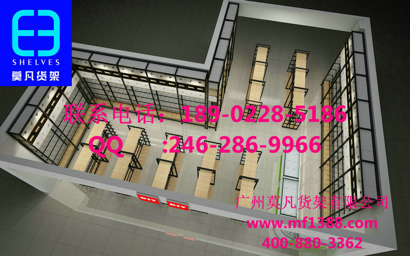 伶俐饰品店货架，三福货架，十元店货架，商超货架