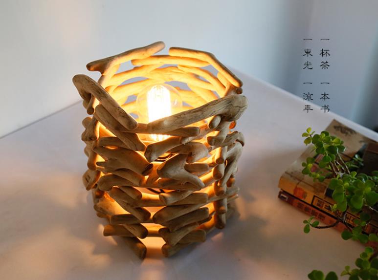 创意木头灯品牌 原生态木头灯厂家 木头灯品牌