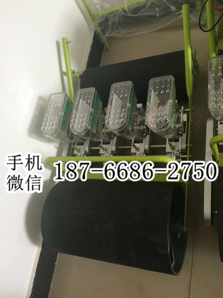 福建福州小型多功能手推式播种机 点播条播两行蔬菜播种机 深度宽度可调的农业种植机