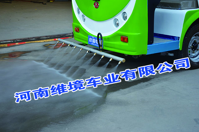 彦鑫电动四轮高压洗路车冲刷小广告