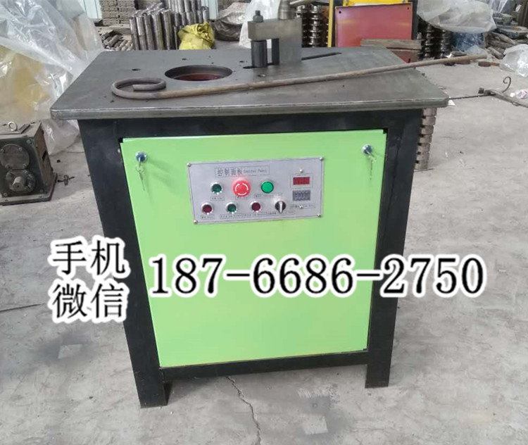 辽宁大连铁艺设备 电动弯花机 欧式风格楼梯门窗花形加工机械 圆钢扁铁方钢冷成型机