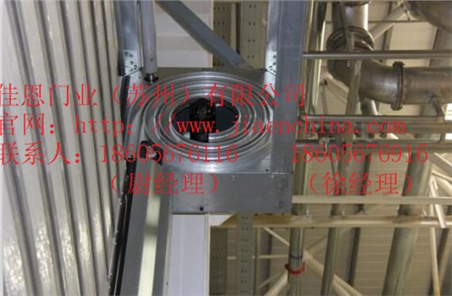 螺旋高速保温门 铝合金高速门图片 涡轮快速门佳恩供