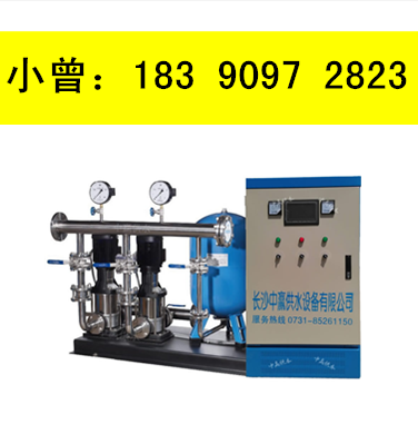 中赢 智能变频供水设备要求