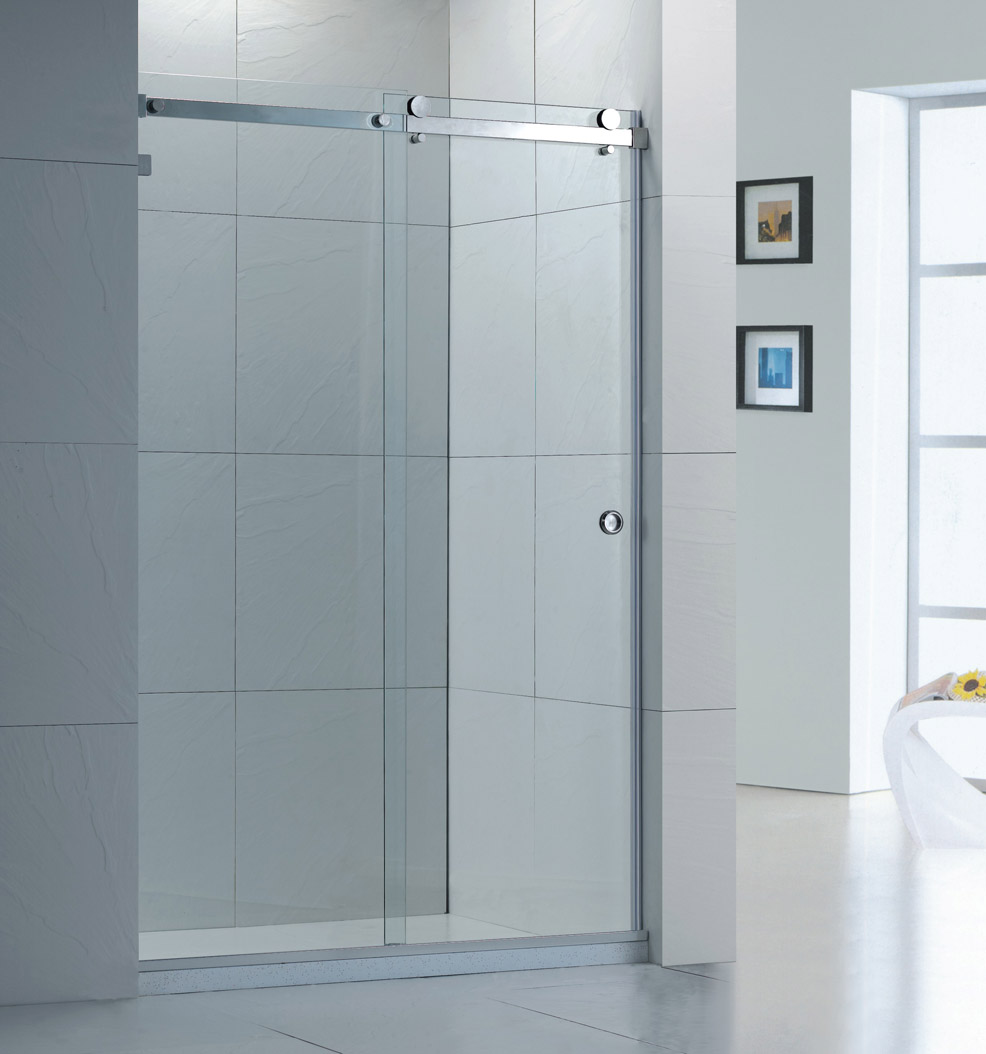 不锈钢淋浴房供应不锈钢固定夹玻璃隔断门