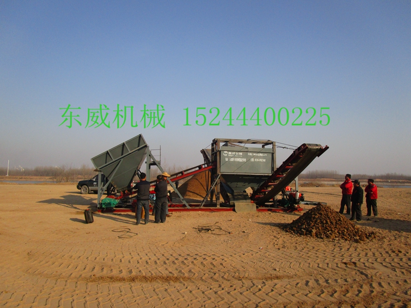 湖南效率高的定制型筛沙机用于各种沙场作业