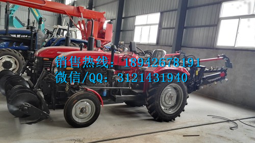 /28型 时风电缆开槽机50型 山东兖州拖拉机犁地机
