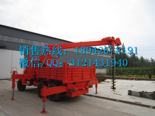 --河北汽车吊车工厂 霸州汽车吊挖坑机厂家 汽车吊操作说明