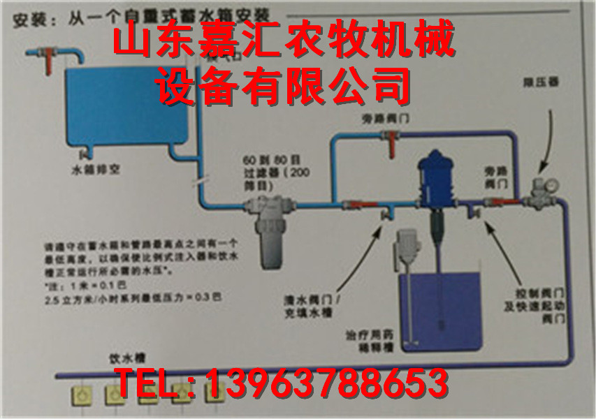 嘉汇农牧机械高新科技推出加药器