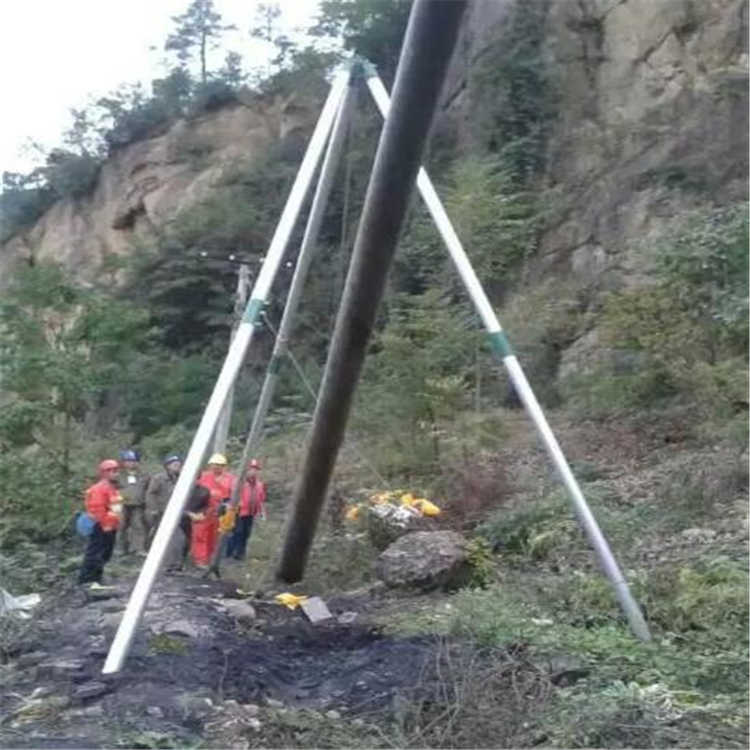 三角架立杆机 货到付款三脚架立杆机视频 上门培训立杆机厂家 终身质保