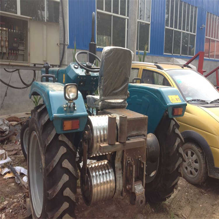 拖拉机绞磨规格型号 质保一年 28型四轮收线机 约斡迪尔拖拉机绞磨