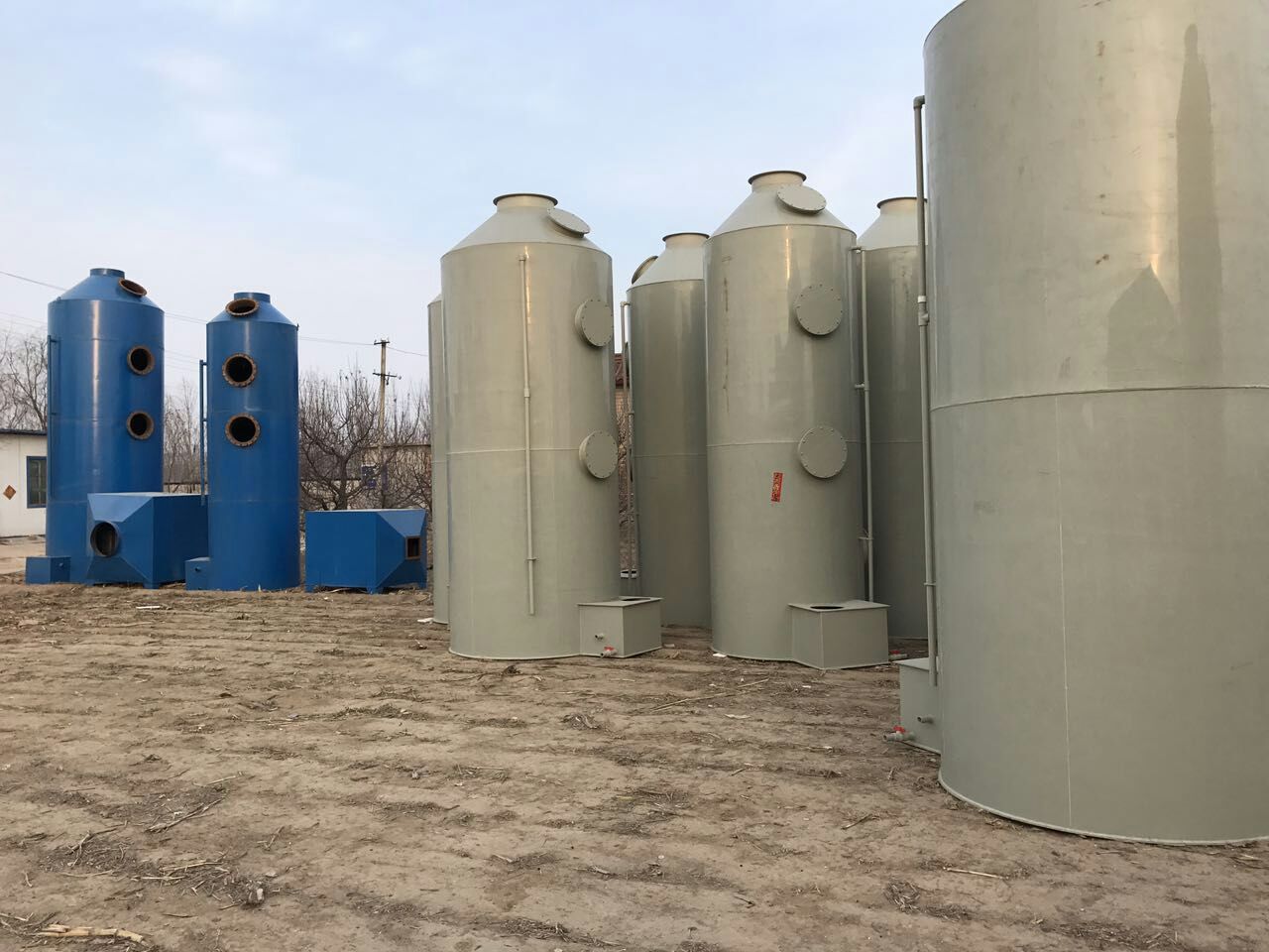 正蓝PP酸雾塔洗涤塔VOC有机废气处理空气净化环保设备的优势 正蓝订制生产厂家