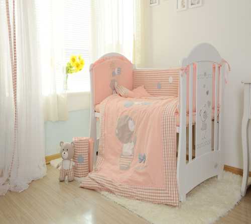 月亮船婴儿床床品套件购买 环保婴儿床床品套件
