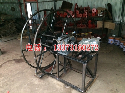 电力施工 导线 牵引绳 整理用收线机 5吨绞磨收线机 3吨收线机