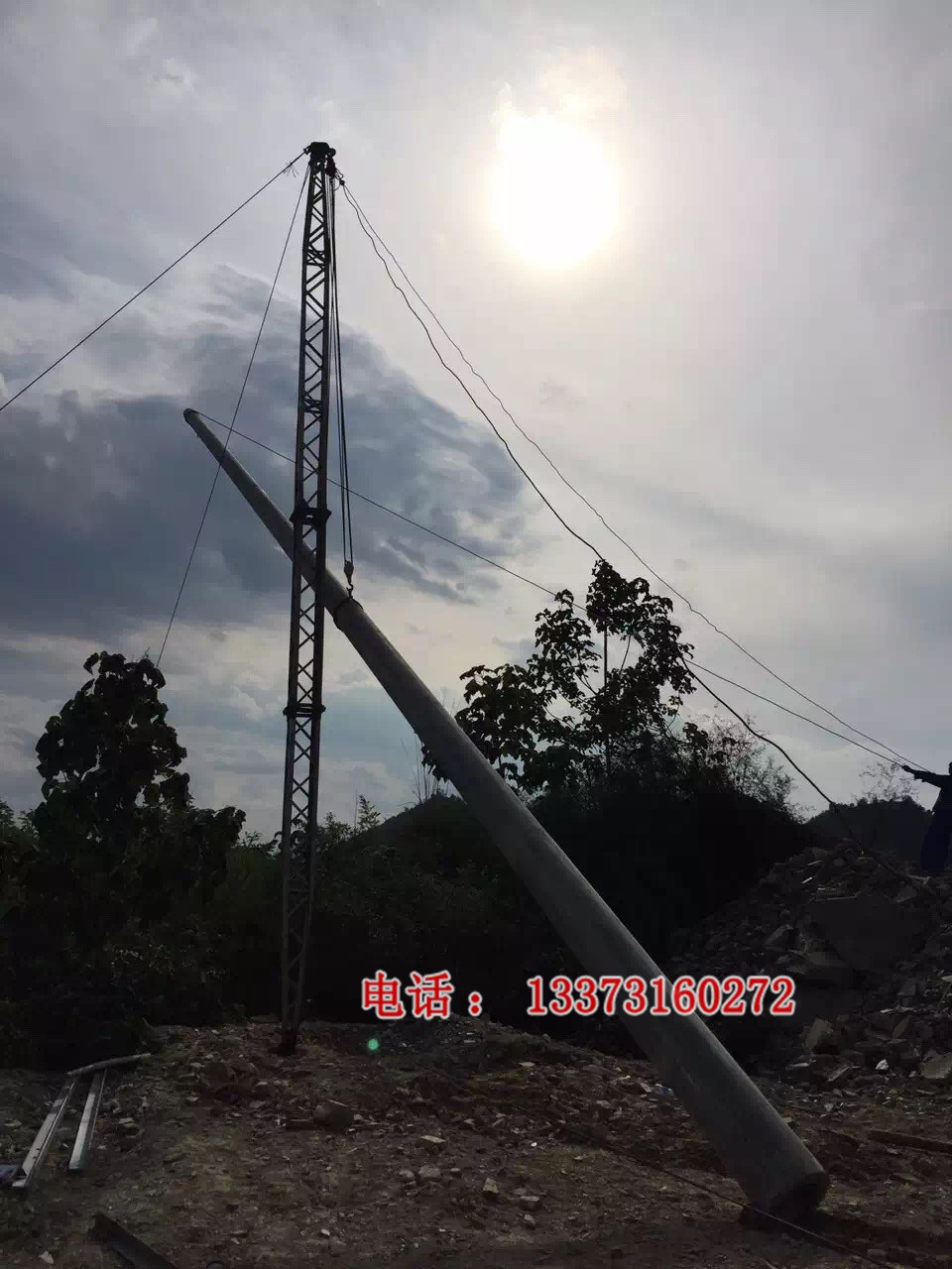 金属抱杆 加强型 允许轴大于30kn 霸州德派尔 铝合金内悬浮抱杆